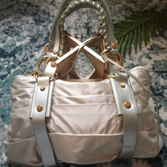 Francesca Biasa Povolaro Lime Hobo Handbag - Picture 11 of 12